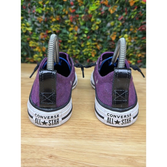 Converse Chuck Taylor All Star Shoreline Slip On Shoes Purple Black Women 5.5 - Picture 5 of 9